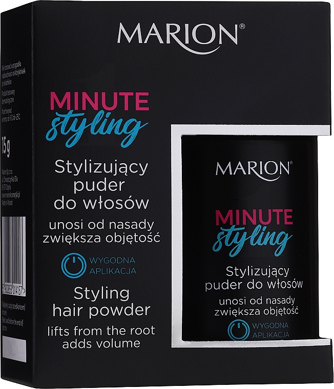 Stylizujący puder do włosów - Marion Hair 1 Minute Styling Powder — Zdjęcie N3
