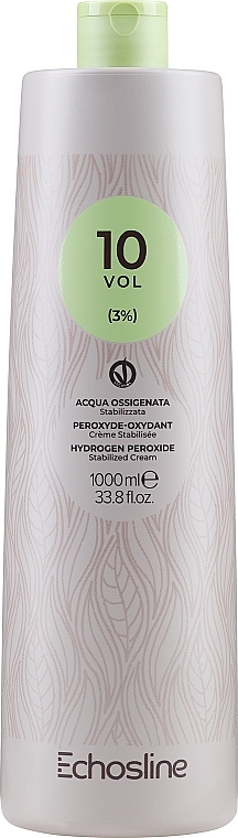 Krem-utleniacz - Echosline Hydrogen Peroxide Stabilized Cream 10 vol (3%) — Zdjęcie N3