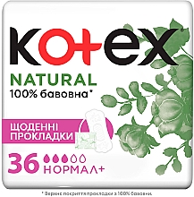 Kup Wkładki higieniczne, 36 szt. - Kotex Natural Normal+