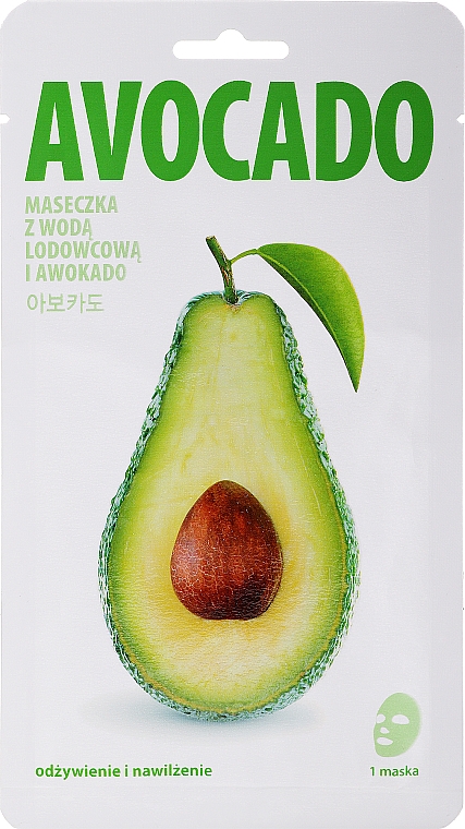 Maska do twarzy w płachcie Awokado - The Iceland Avocado Mask