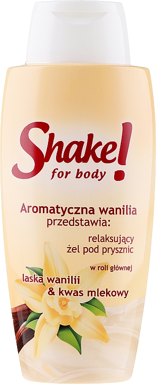 Relaksujący żel pod prysznic Aromatyczna wanilia - Shake For Body — фото N1