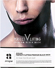 Kup Ujędrniająca maska do twarzy dla mężczyzn - Avajar Perfect V Lifting Premium Black Mask