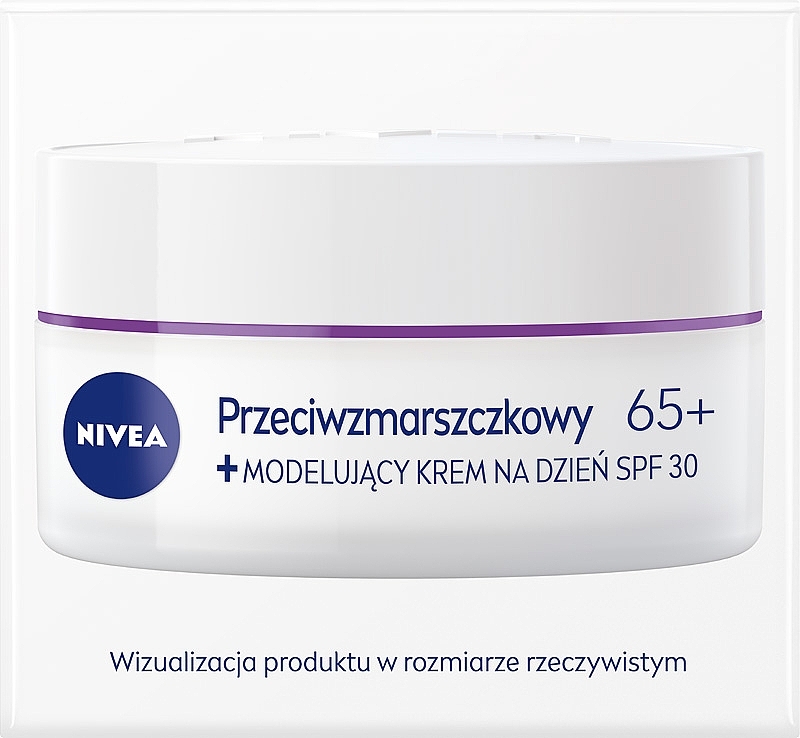 PRZECENA! Przeciwzmarszczkowy + modelujący krem na dzień SPF 30 65+ - NIVEA * — Zdjęcie N6