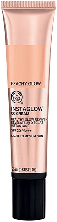 Krem CC do twarzy - The Body Shop Peachy Glow Instaglow CC Cream SPF 20 — Zdjęcie N1