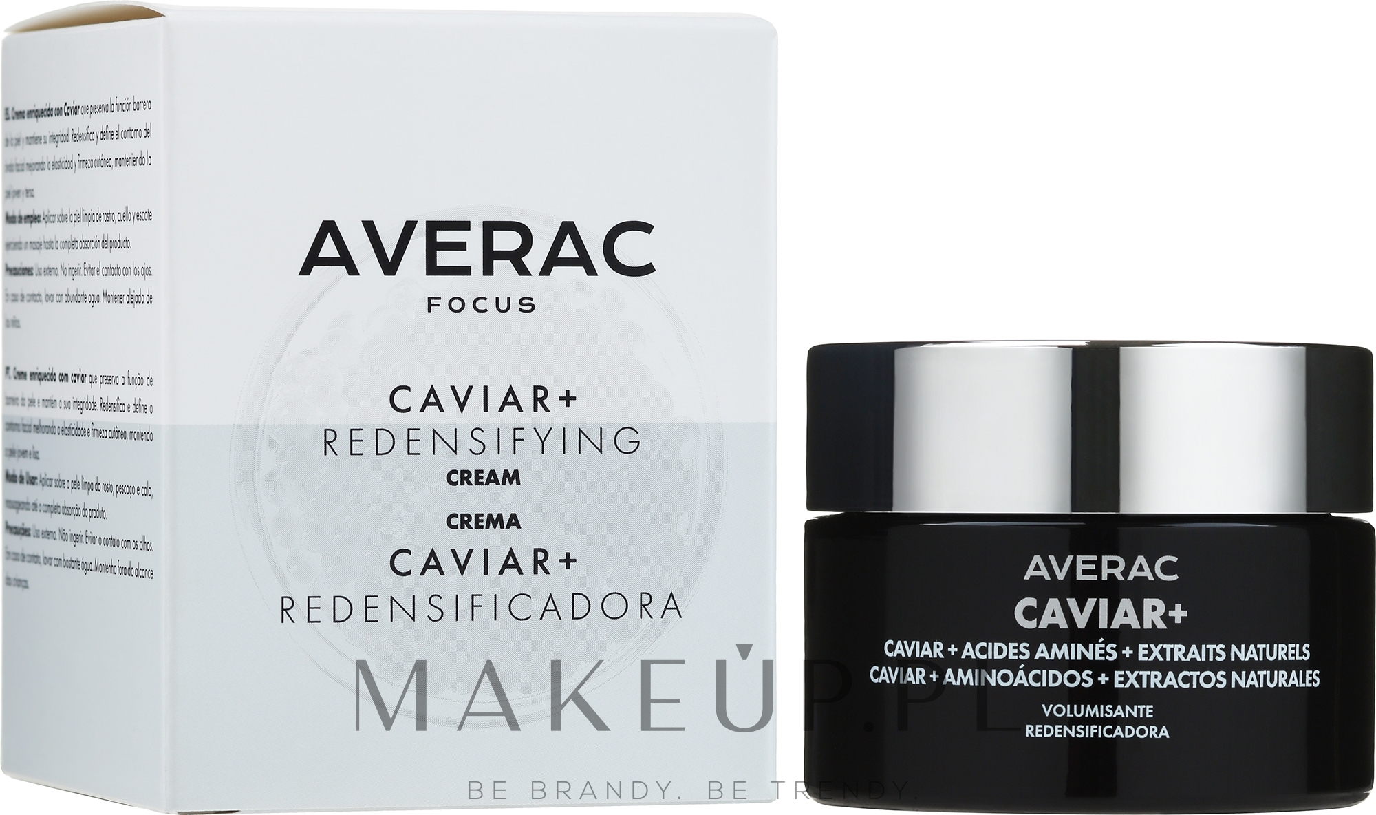 Silnie ujędrniający krem ​​do twarzy - Averac Focus Caviar+ — Zdjęcie 50 ml