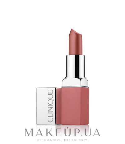 Matowa szminka do ust z bazą - Clinique Pop Matte Lip Colour Primer — Zdjęcie Blushing Pop