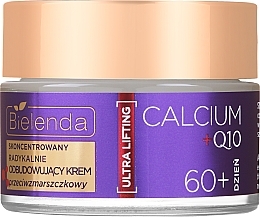 Skoncentrowany radykalnie odbudowujący krem przeciwzmarszczkowy na dzień 60+ - Bielenda Calcium + Q10 — Zdjęcie N1