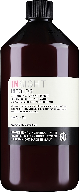 Odżywczy aktywator koloru 6% - Insight Incolor Nourishing Color Activator Vol 20 — Zdjęcie N3