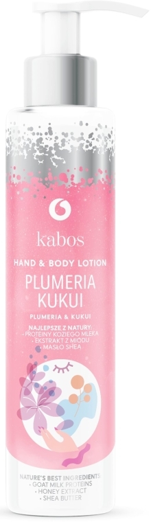 Balsam do rąk i ciała Plumeria i kukui - Kabos Plumeria & Kukui Hand & Body Lotion — Zdjęcie N1