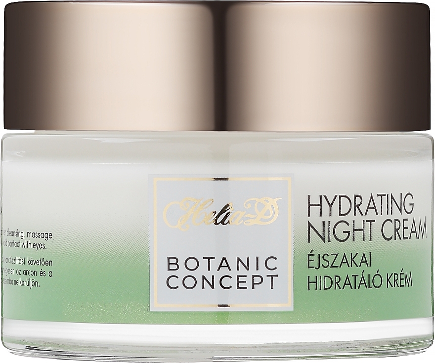 Nawilżający krem do twarzy na noc - Helia-D Botanic Concept Cream
