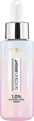 Rozjaśniające serum do twarzy z 1% kwasem glikolowym - L'Oreal Paris Glycolic-Bright 1.0% Glycolic Acid Serum — Zdjęcie N1