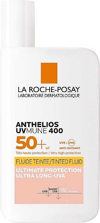 Fluid z filtrem przeciwsłonecznym - La Roche Posay Anthelios UVmune 400 Tinted Fluid SPF50+