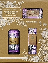 Kup Zestaw - The English Soap Company Anniversary Collection English Lavender Hand And Body Gift Box (soap/190g + h/cr/75ml + h/wash/500ml)