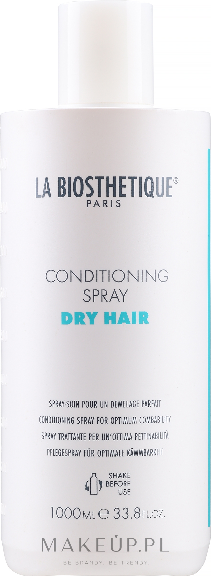 Dwufazowa odżywka proteinowa w sprayu do włosów suchych i zniszczonych - La Biosthétique Dry Hair Conditioning Spray — Zdjęcie 1000 ml