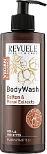 Kup PRZECENA! Żel pod prysznic Bawełna i ekstrakt z monoi - Revuele Vegan & Balance Cotton Oil & Monoi Extract Body Wash *