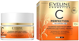 Silnie odżywczy krem poprawiający jędrność skóry 70+ - Eveline Cosmetics C Perfection Nourishing Cream That Improves Skin Firmness — Zdjęcie N1