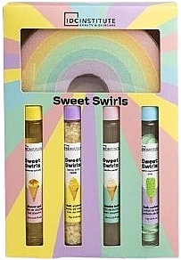 Zestaw - Idc Institute Sweet Swirls (sh/gel/60 ml + conf/15 g + bath/70 g + foam/60 ml) — Zdjęcie N1