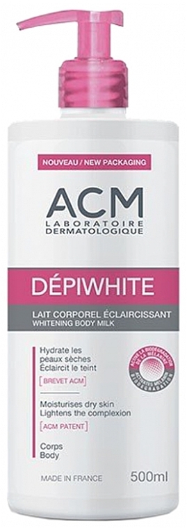 Rozświetlające mleczko do ciała - ACM Laboratoires Depiwhite Body Milk — Zdjęcie N1