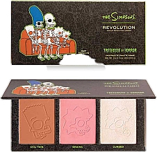 Paleta do konturowania twarzy - Makeup Revolution The Simpsons Treehouse of Horror Face Palette Spooktacular — Zdjęcie N1