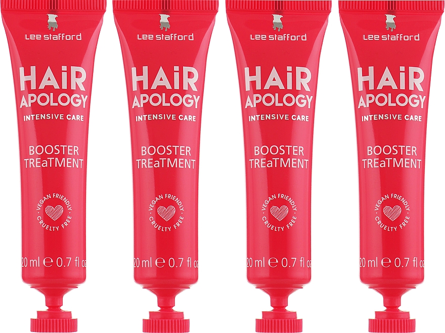 Intensywna kuracja lecznicza dla włosów zniszczonych - Lee Stafford Hair Apology Booster Treatment — Zdjęcie N2