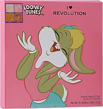 Paleta rozświetlaczy do twarzy - I Heart Revolution Looney Tunes Bunny Shadow Palette — Zdjęcie N2