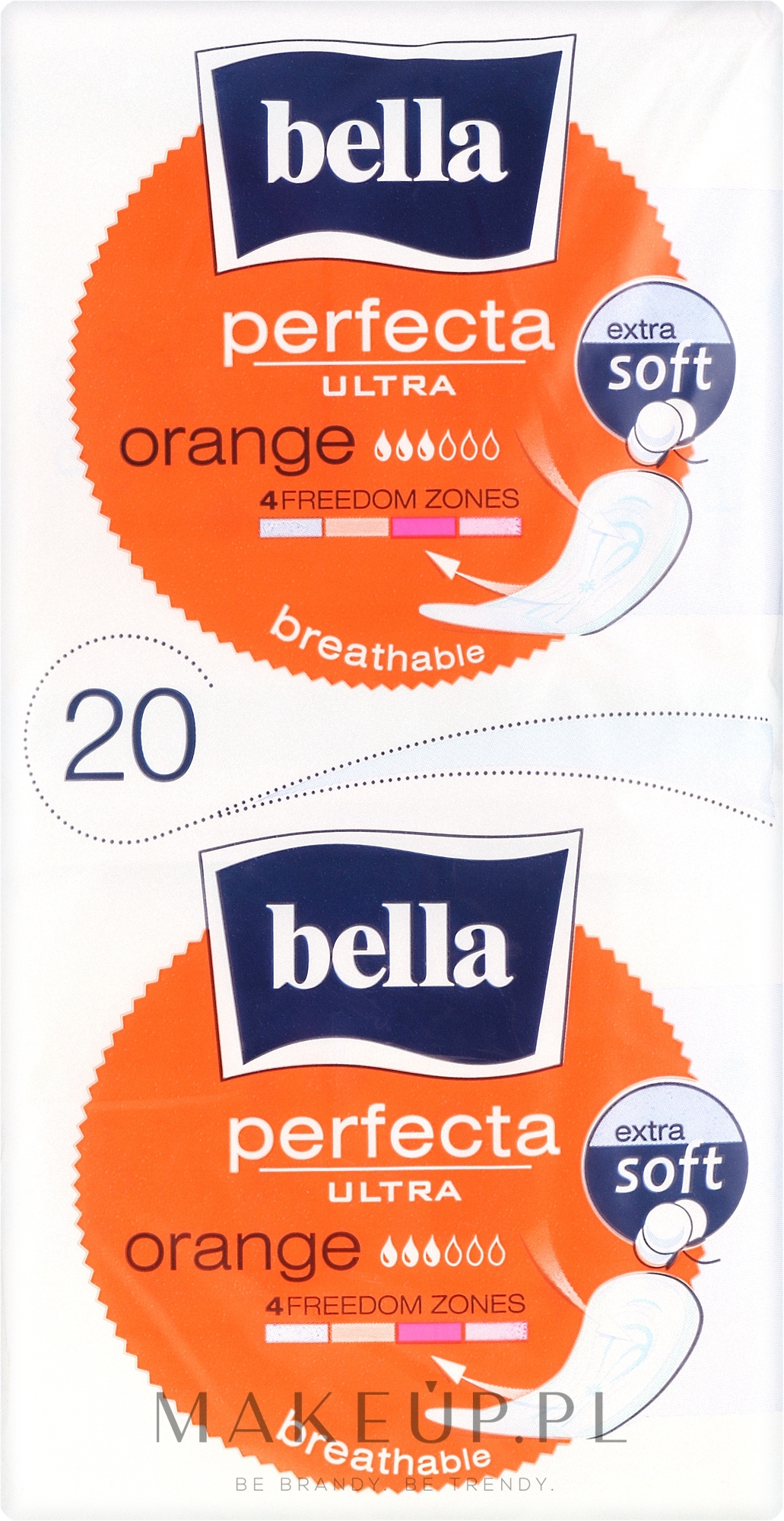Podpaski, 20 szt. - Bella Perfecta Ultra Orange — Zdjęcie 20 szt.