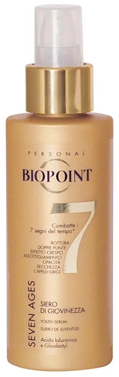 Odmładzające serum do włosów - Biopoint Seven Ages Youth Serum — Zdjęcie N1