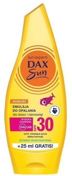 Emulsja do opalania dla dzieci i niemowląt SPF 30 - Dax Sun Protective Emulsion  — Zdjęcie N1