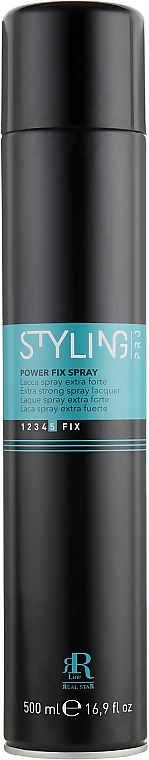 Super mocny lakier do włosów - RR LINE Styling Pro Power Fix Spray — Zdjęcie N1