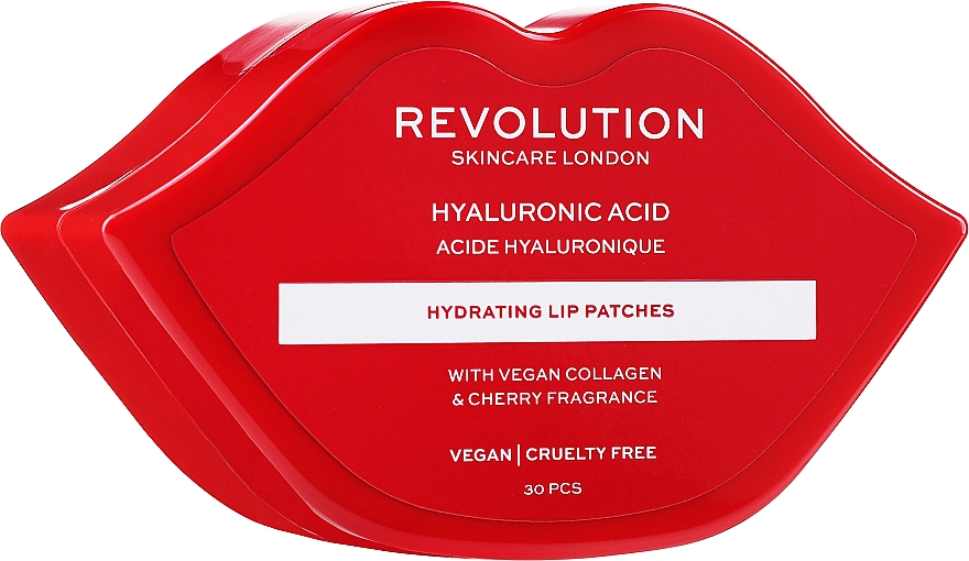 Nawilżające płatki do ust z kwasem hialuronowym - Revolution Skincare Hydrating Hyaluronic Lip — Zdjęcie N1