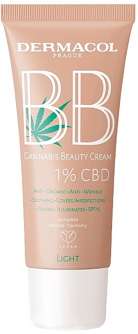 Krem BB do twarzy - Dermacol BB Cannabis Beauty Cream — Zdjęcie N1