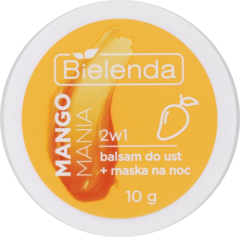 Balsam do ust Mango mania - Bielenda Lip Care Sleeping Mask — Zdjęcie N1