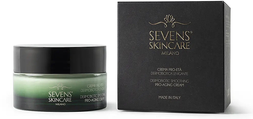 Przeciwzmarszczkowy krem ​​do twarzy - Sevens Skincare Smoothing Dermobiotic Property Cream — Zdjęcie N1
