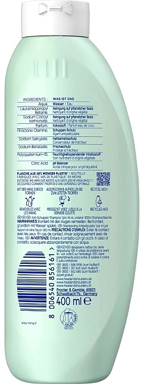 Szampon przeciwłupieżowy - Head & Shoulders Bare Pure Clean Shampoo — Zdjęcie N2