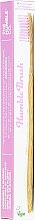 Kup Miękka bambusowa szczoteczka do zębów, różowa - The Humble Co. Adult Soft Purple