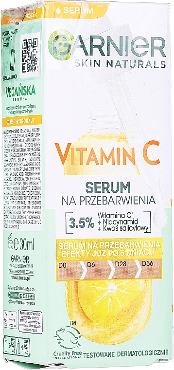 PRZECENA! Super serum na przebarwienia z witaminą C - Garnier Skin Naturals Super Serum * — Zdjęcie N2