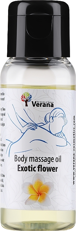 Olejek do masażu ciała Exotic Flower - Verana Body Massage Oil — Zdjęcie N1