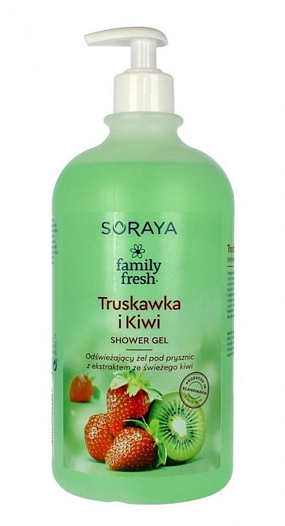 Kremowy żel pod prysznic Truskawka i kiwi - Soraya Family Fresh — Zdjęcie N1