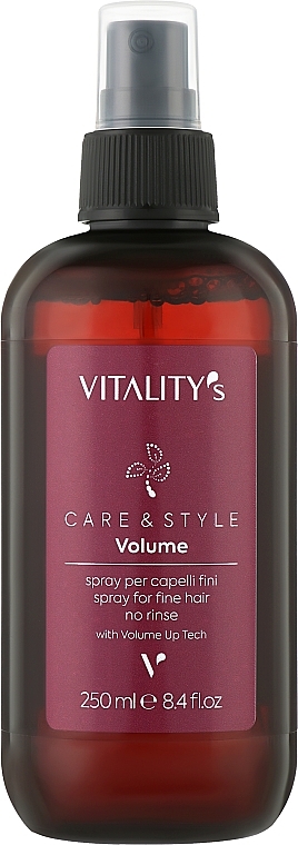 Spray dodający objętości do włosów cienkich - Vitality's C&S Volume Fine Hair Spray No-Rise — Zdjęcie N1