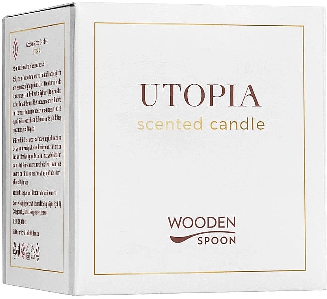Świeca zapachowa - Wooden Spoon Utopia Natural Scented Soy Candle — Zdjęcie N2
