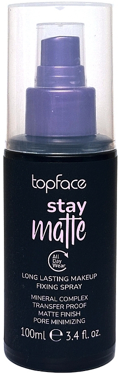 Spray utrwalający makijaż Stay Matte - TopFace Fixing Spray — Zdjęcie N1