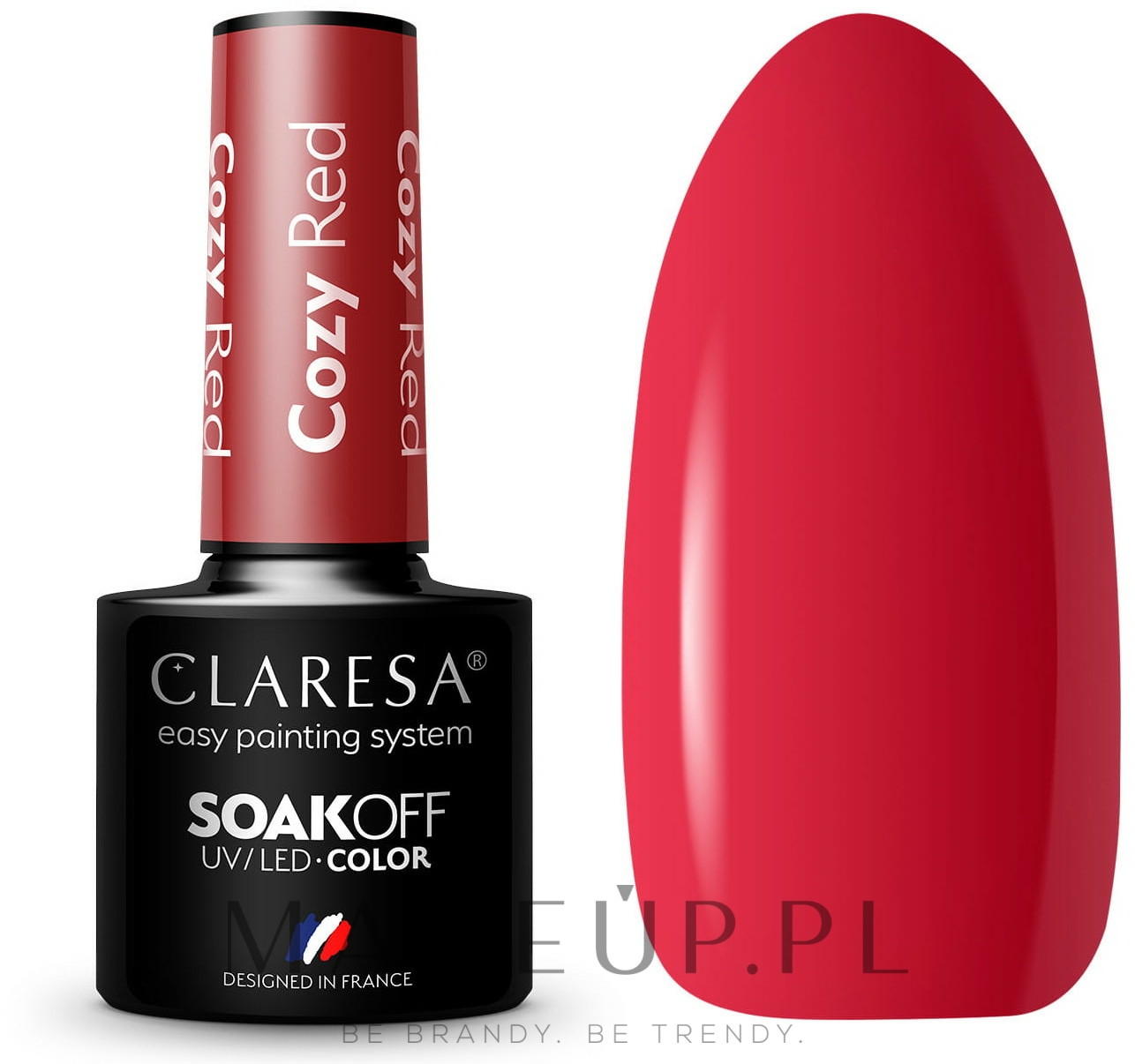 Żelowy lakier do paznokci - Claresa Cozy SoakOff UV/LED Color — Zdjęcie Red