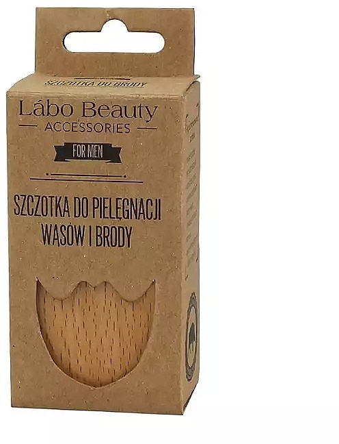 PRZECENA! Szczotka do pielęgnacji wąsów i brody - Labo Beauty * — Zdjęcie N1