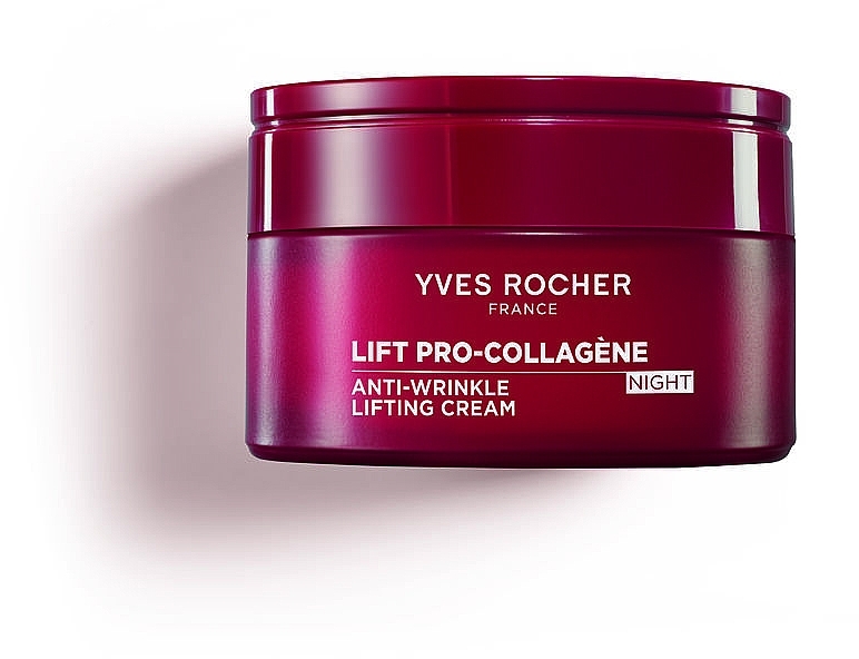 Krem przeciwzmarszczkowy na noc - Yves Rocher Lift Pro-Collagen Lifting Anti-Wrinkle Night Cream — Zdjęcie N1