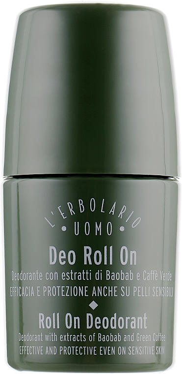 Dezodorant w kulce dla mężczyzn - L'Erbolario Uomo Baobab Deo Roll On — Zdjęcie N2