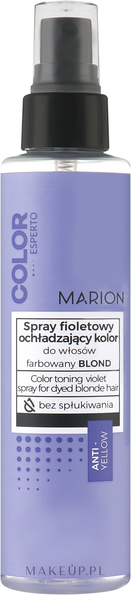 Spray koloryzujący do neutralizacji żółtych odcieni włosów - Marion Color Toning Violet Spray For Dyed Blonde Hair — Zdjęcie 150 ml