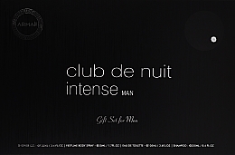 Kup Armaf Club De Nuit Intense Man - Zestaw (edt 105 ml + deo/spray 50 ml + sh/gel 100 ml + sh 250 ml)
