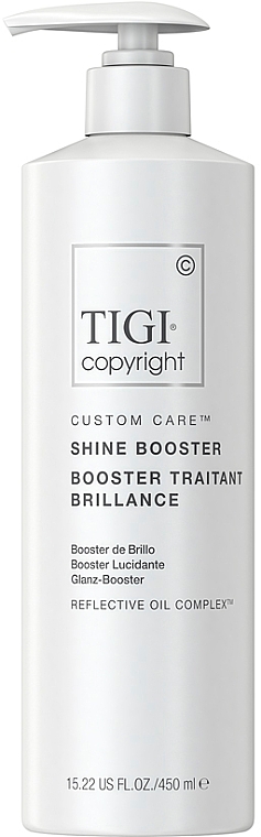 Wzmacniający połysk booster do włosów - Tigi Copyright Custom Care Shine Booster — Zdjęcie N2