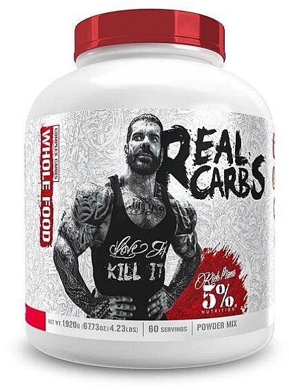 Gainer - Rich Piana 5% Nutrition Real Carbs Legendary Series Strawberry Short Cake — Zdjęcie N1