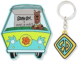 Zestaw - Wet N Wild x Scooby Doo Scooby Dooby Doooo! Hand Mirror and Keychain Set (mirror/1pcs + keych/1pcs) — Zdjęcie N1